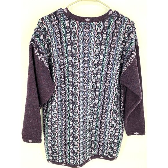 Tulchan Womens Wool Cardigan With Floral Embroidery & Gold Buttons Size M/L Mulb - Picture 7 of 10